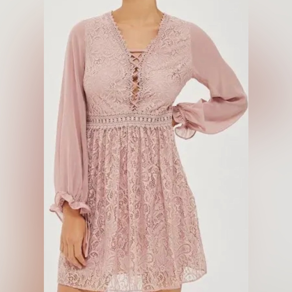 Topshop lace dress